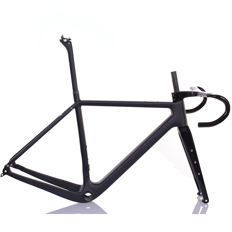 BSA PF30 BB86 Max 700*45MM Tire Carbon Fiber Gravel Bike Frameset FM266